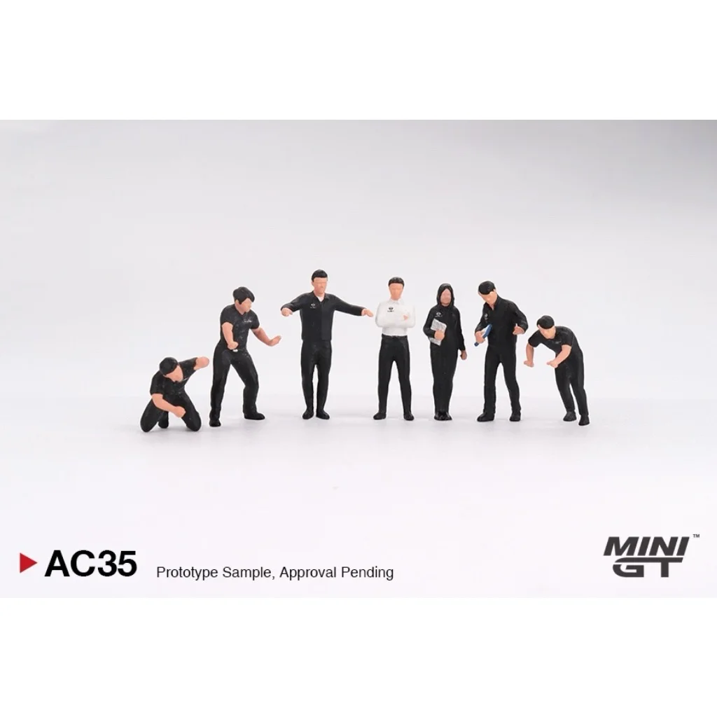 Figurer - NISMO Technician Team - AC35 - Mini GT - 1:64