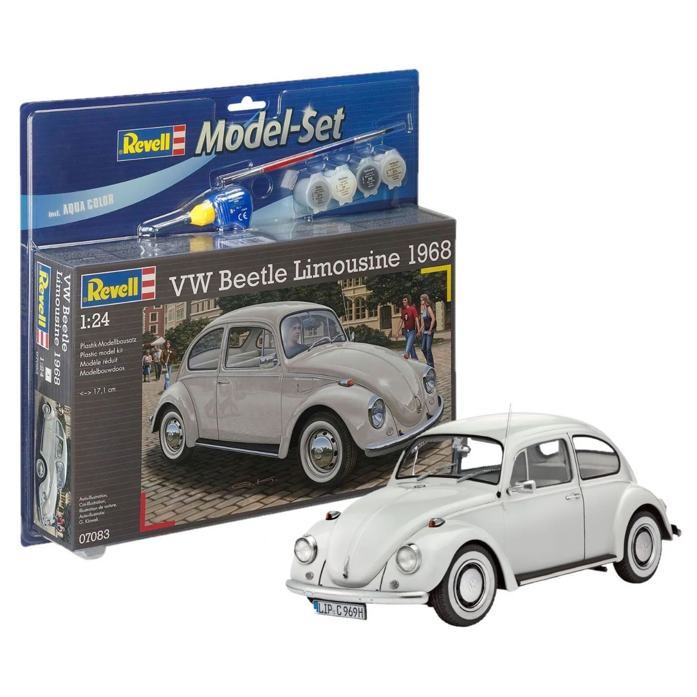 VW Beetle 1968 - 7083 - Revell - 1:24