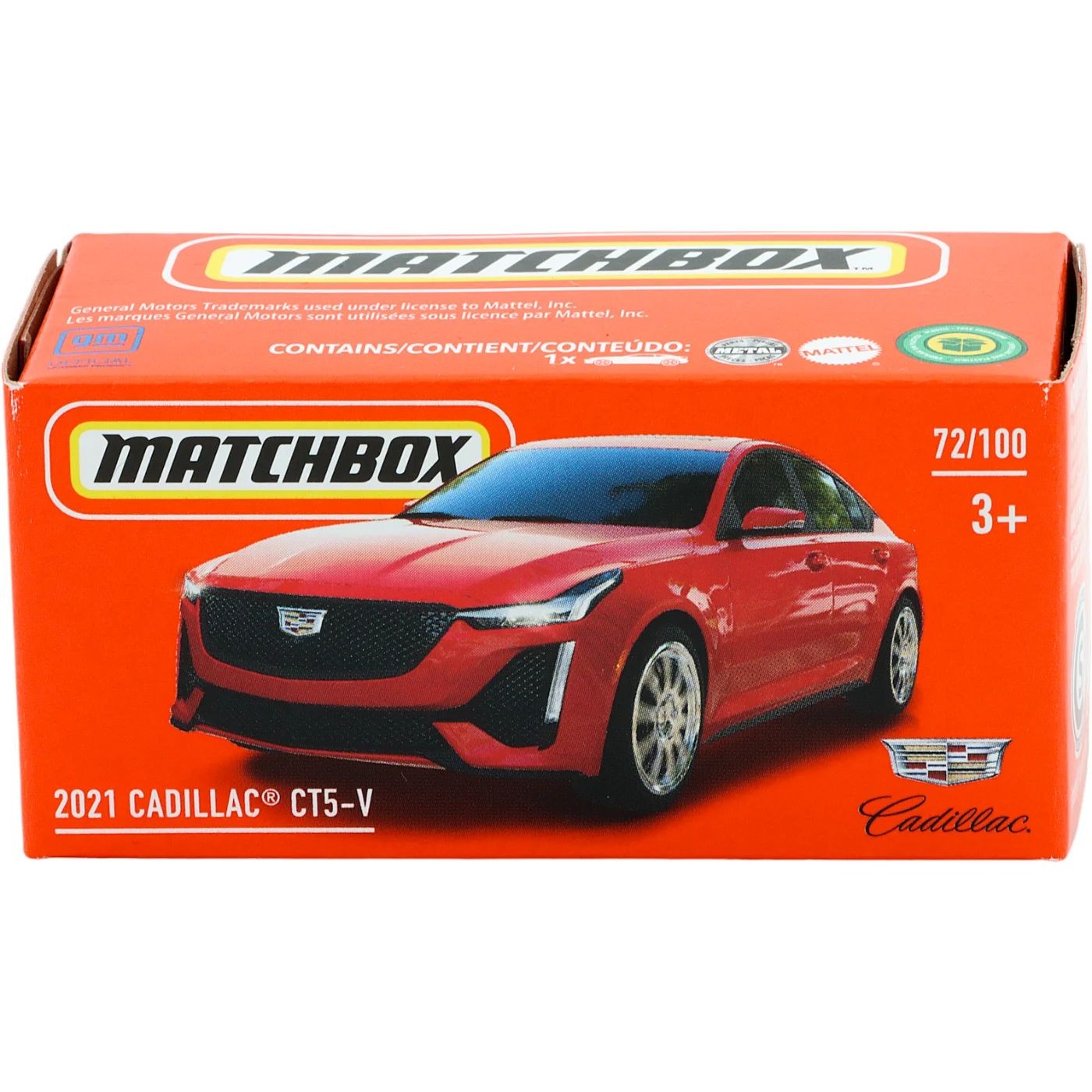 2021 Cadillac CT5-V – Röd – Power Grab – Matchbox