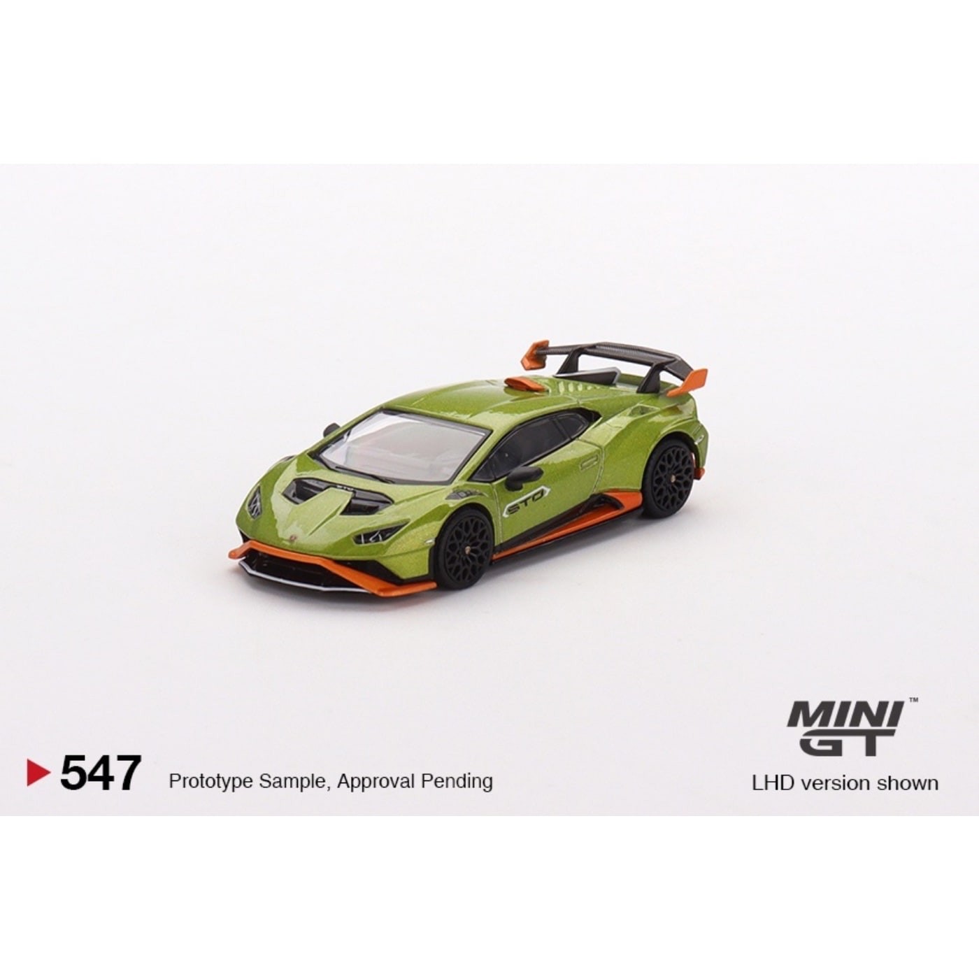 Läs mer om Lamborghini Huracán STO - Grön - 547 - Mini GT - 1:64