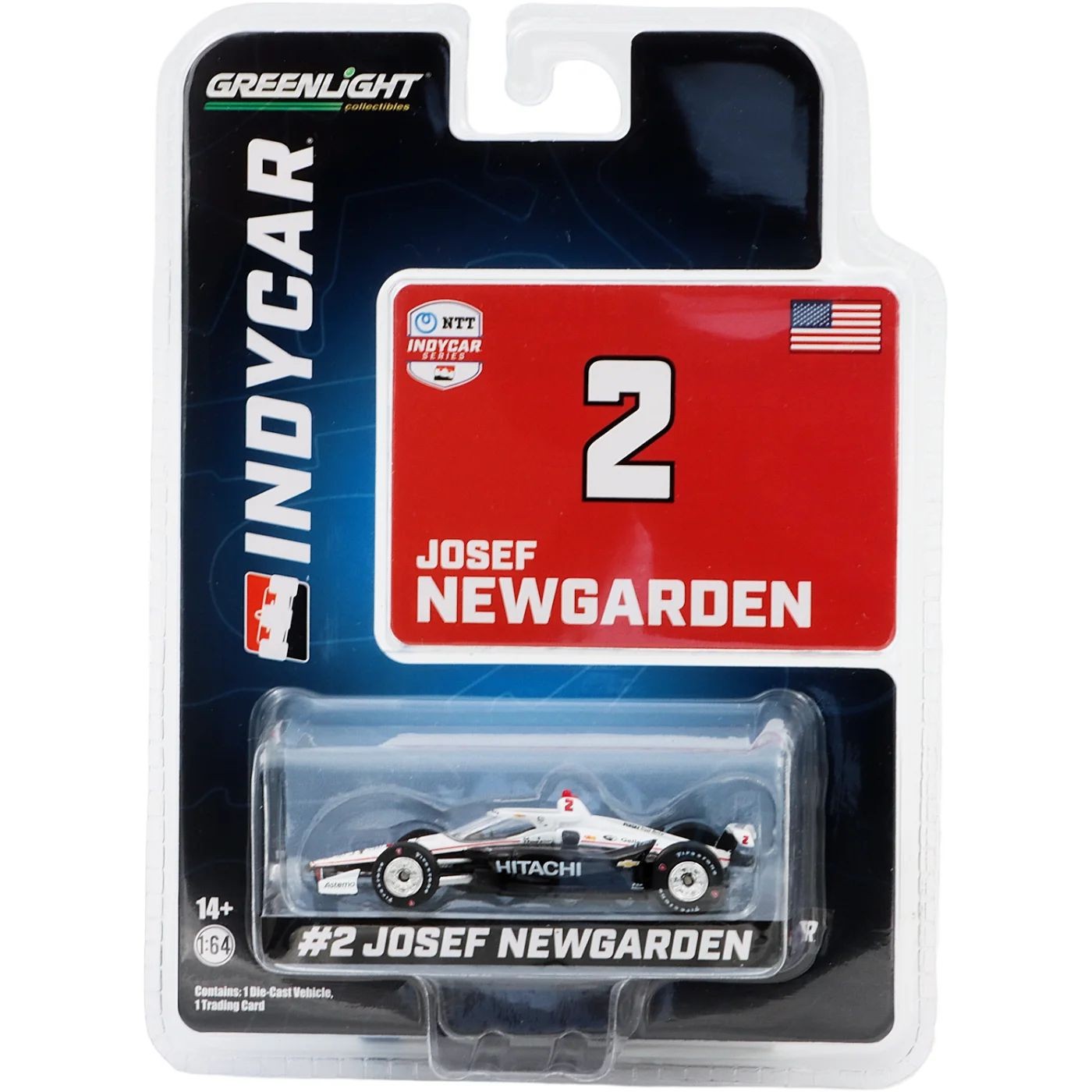 Läs mer om Indycar - 2023 - Josef Newgarden #2 - GreenLight - 1:64