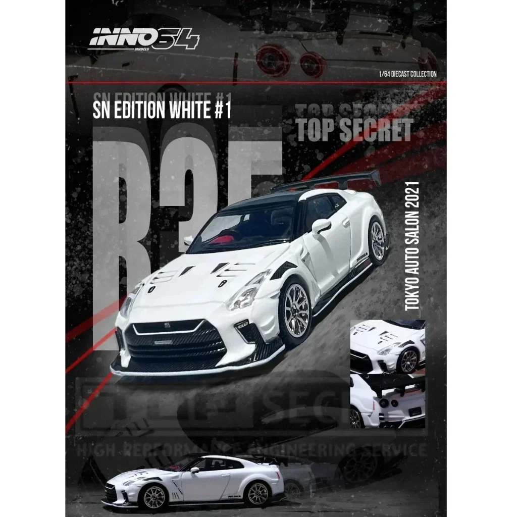 Nissan GT-R (R35) Top Secret Tokyo 2021 - Inno64 - 1:64