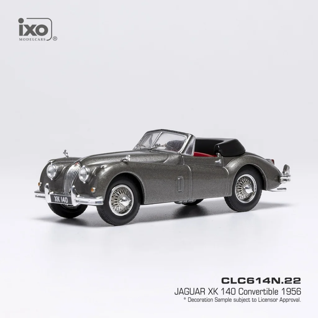 Jaguar XK 140 Convertible - 1956 - Grå - Ixo Models - 1:43