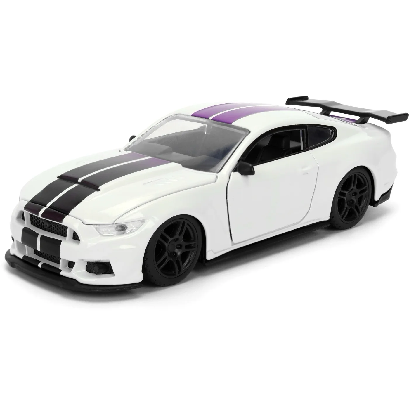 2016 Ford Mustang GT - Vit - Pink Slips - Jada - 13 cm