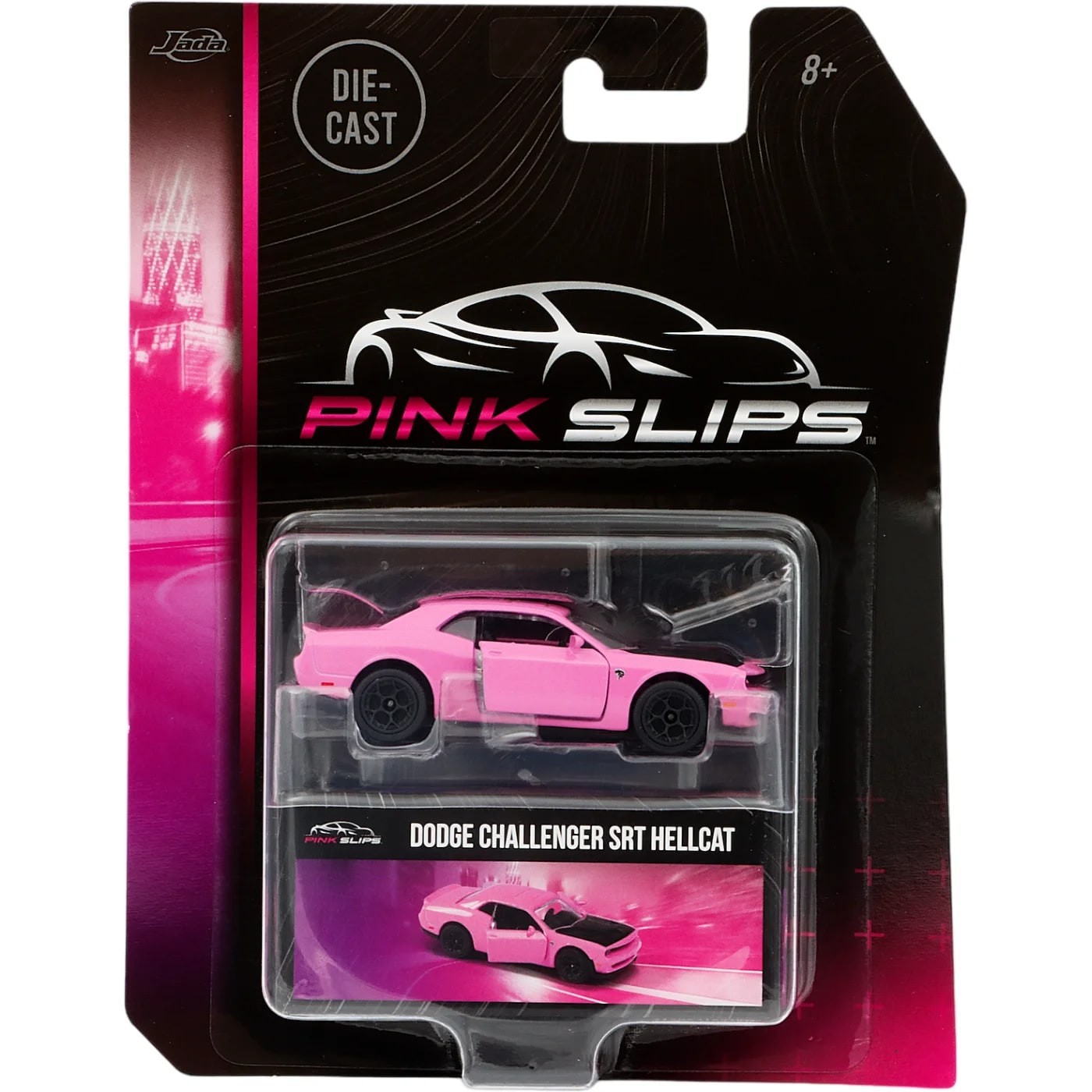 Dodge Challenger SRT Hellcat – Pink Slips – Jada Toys – 7 cm