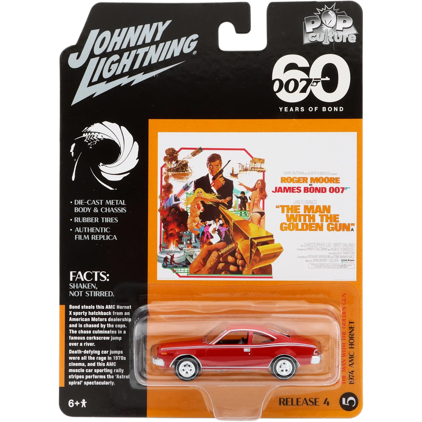 1974 AMC Hornet - Röd - James Bond - Johnny Lightning - 1:64