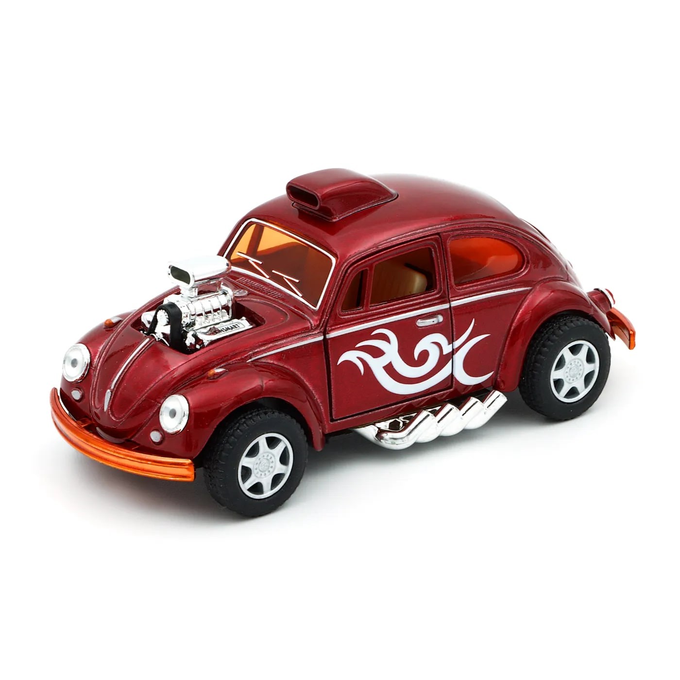 Volkswagen Beetle Custom Dragracer – Röd – Kinsmart – 1:32