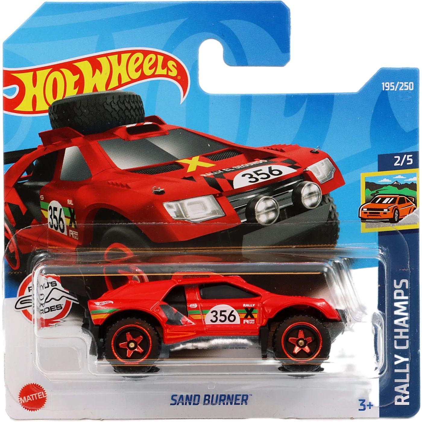 Läs mer om Sand Burner - Röd - Hot Wheels