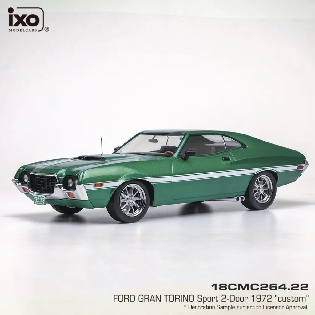 Ford Gran Torino Sport Custom - Grön - 1972 - Ixo Models - 1:18