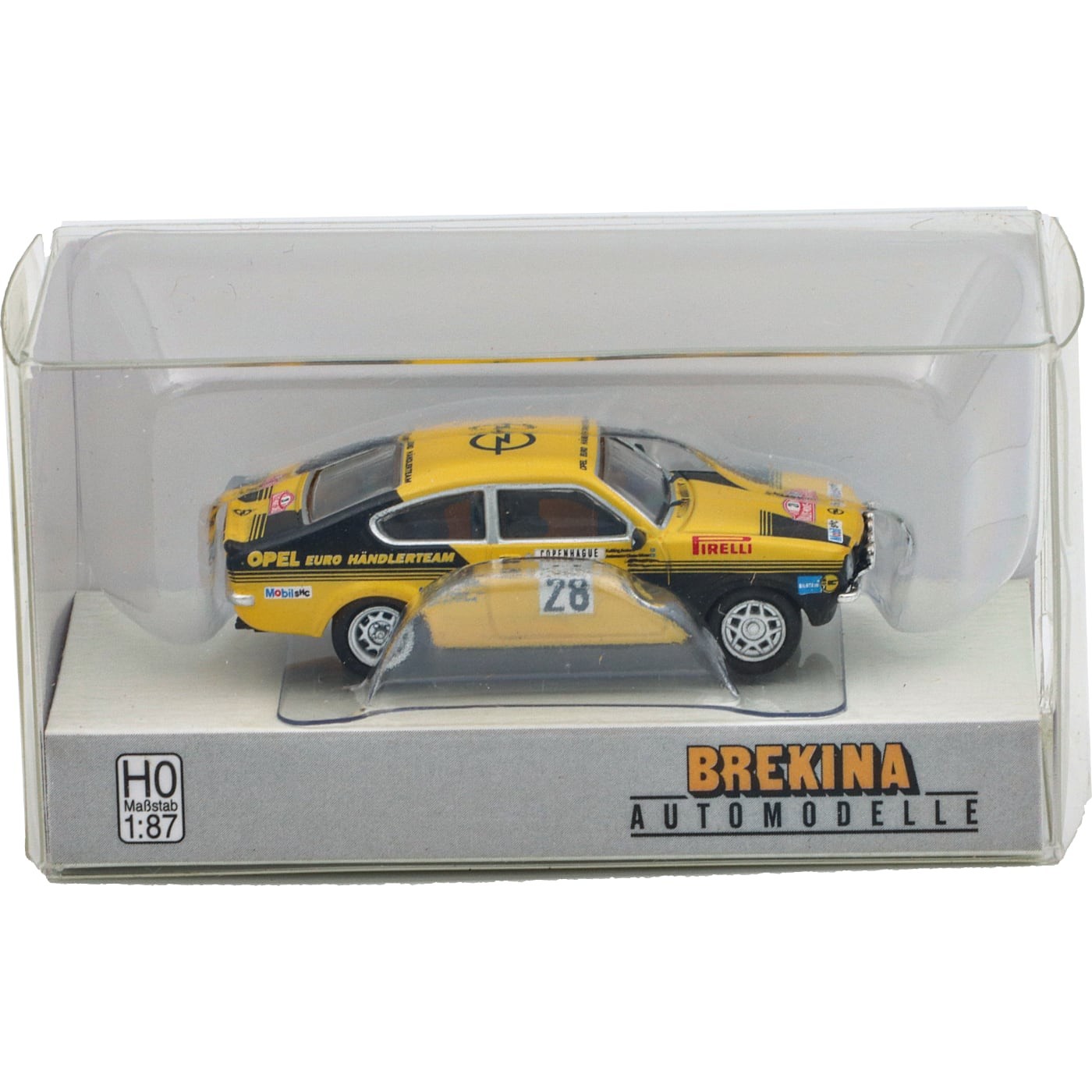 Opel Kadett C GT/E – #28 Monte Carlo 1976 – Brekina – 1:87