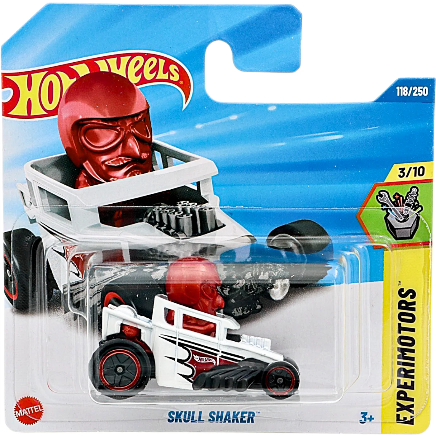Skull Shaker - Vit - Experimotors - Hot Wheels
