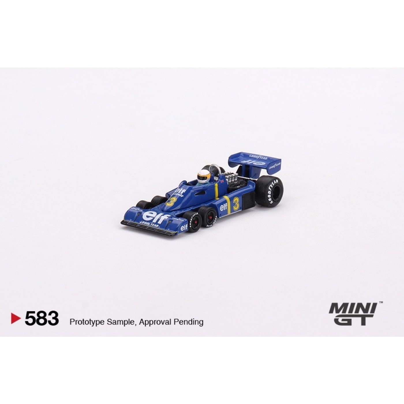 F1 – Tyrrell P34 #3 – 1976 Swedish GP – Mini GT – 1:64