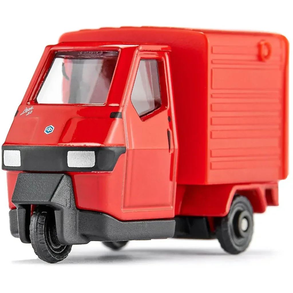 Piaggio Ape 50 – Röd – 1583 – Siku – 6 cm