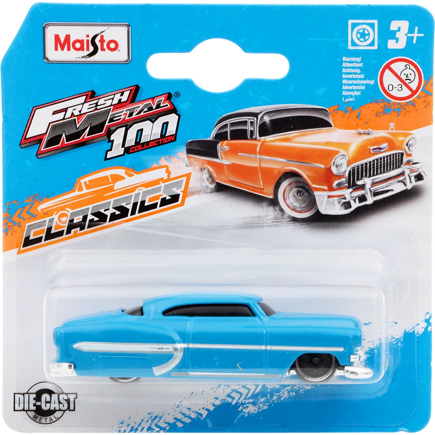 Läs mer om Chevrolet Bel Air - 1954 - Blå - Maisto - 8 cm