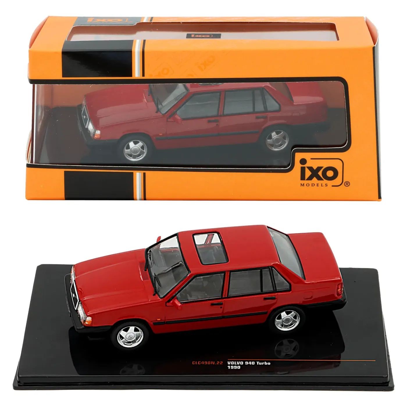 Läs mer om Volvo 940 Turbo 1990 - Röd - Ixo Models - 1:43