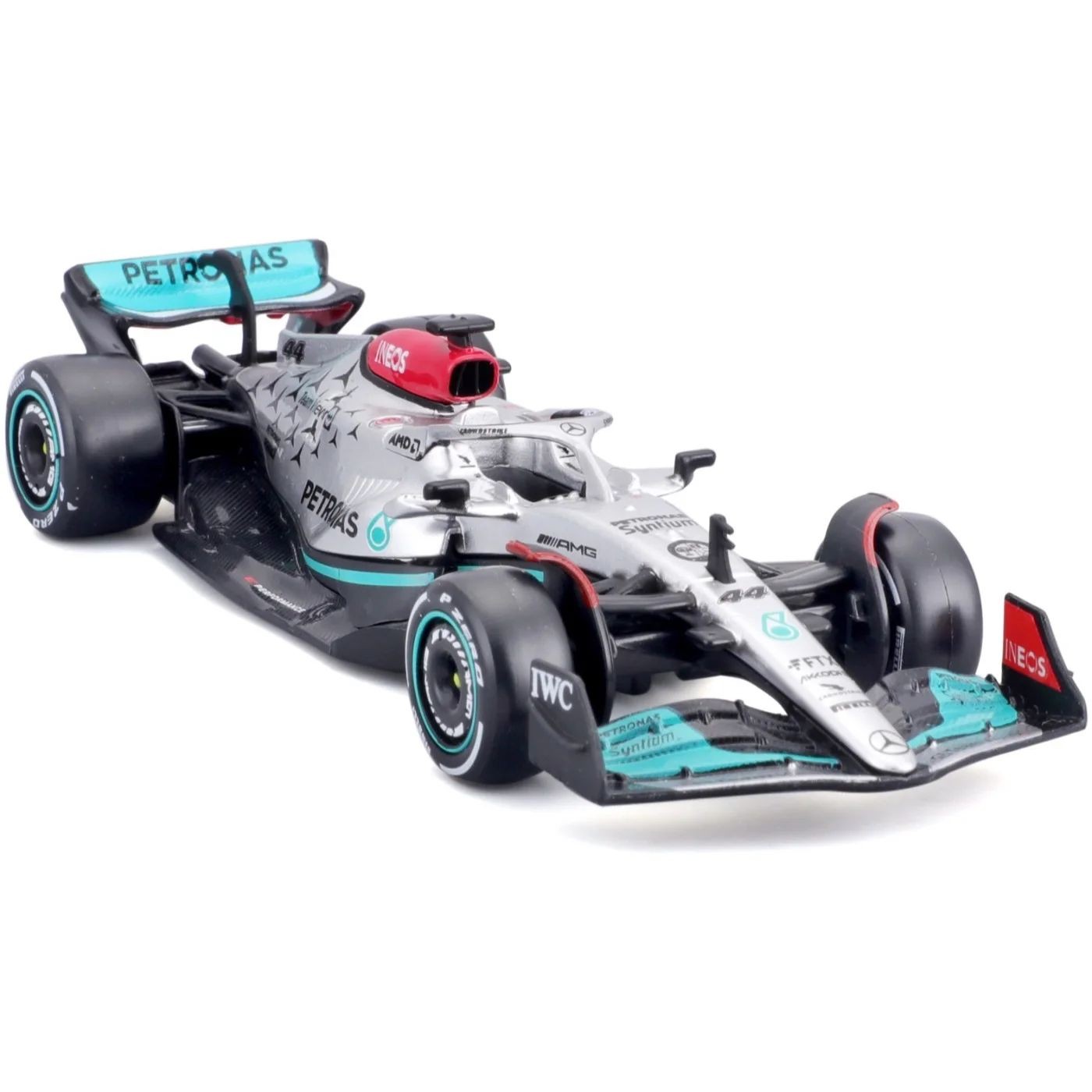 F1 – Mercedes-AMG – W13 – L Hamilton #44 – Bburago – 1:43