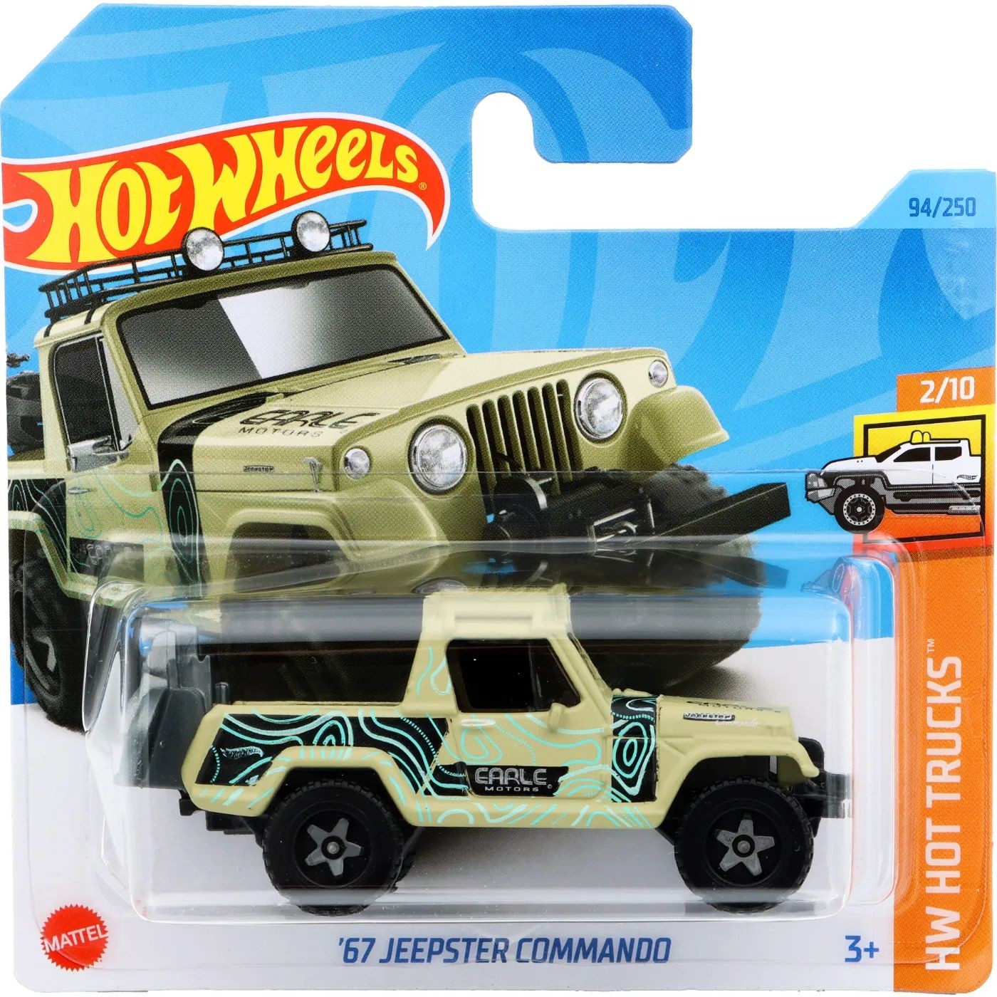 67 Jeepster Commando – HW Hot Trucks – Beige – Hot Wheels