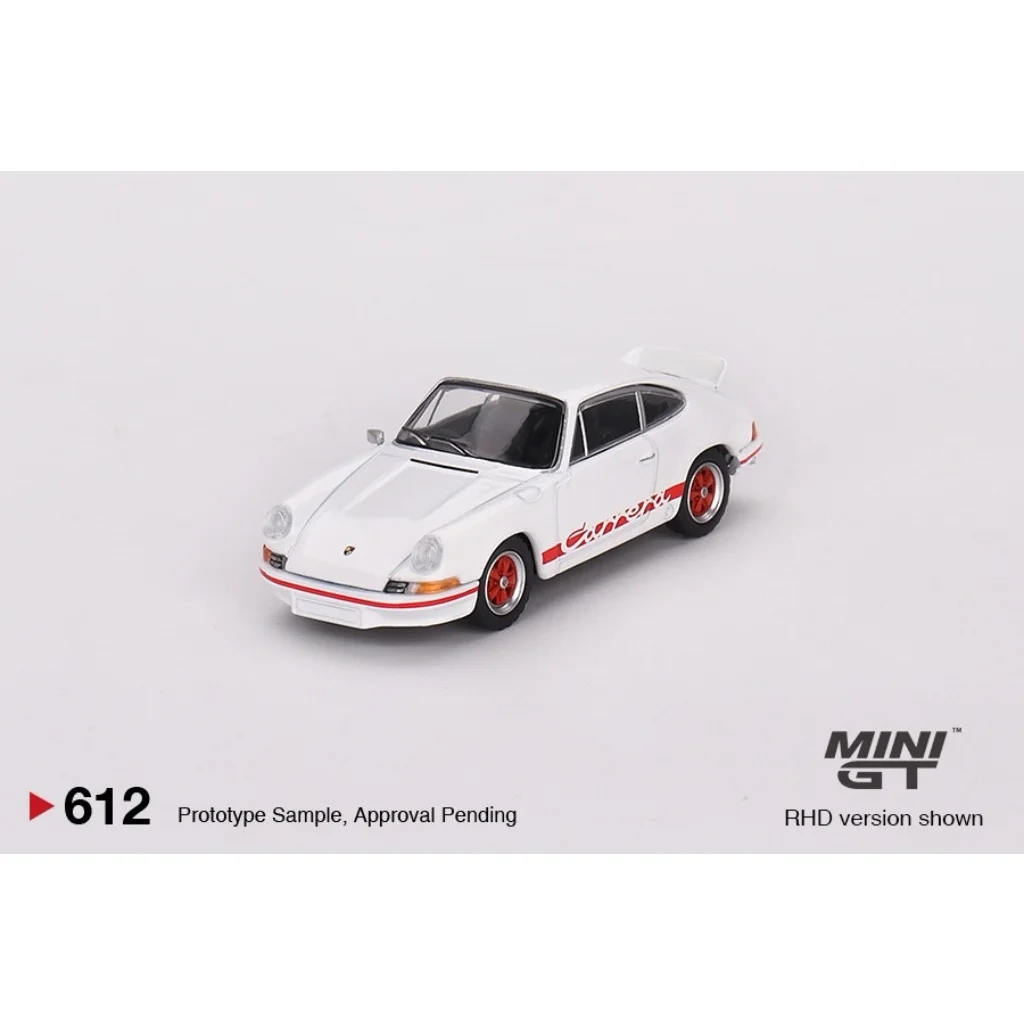 Porsche 911 Carrera RS 2.7 – Vit/Röd – 612 – Mini GT – 1:64