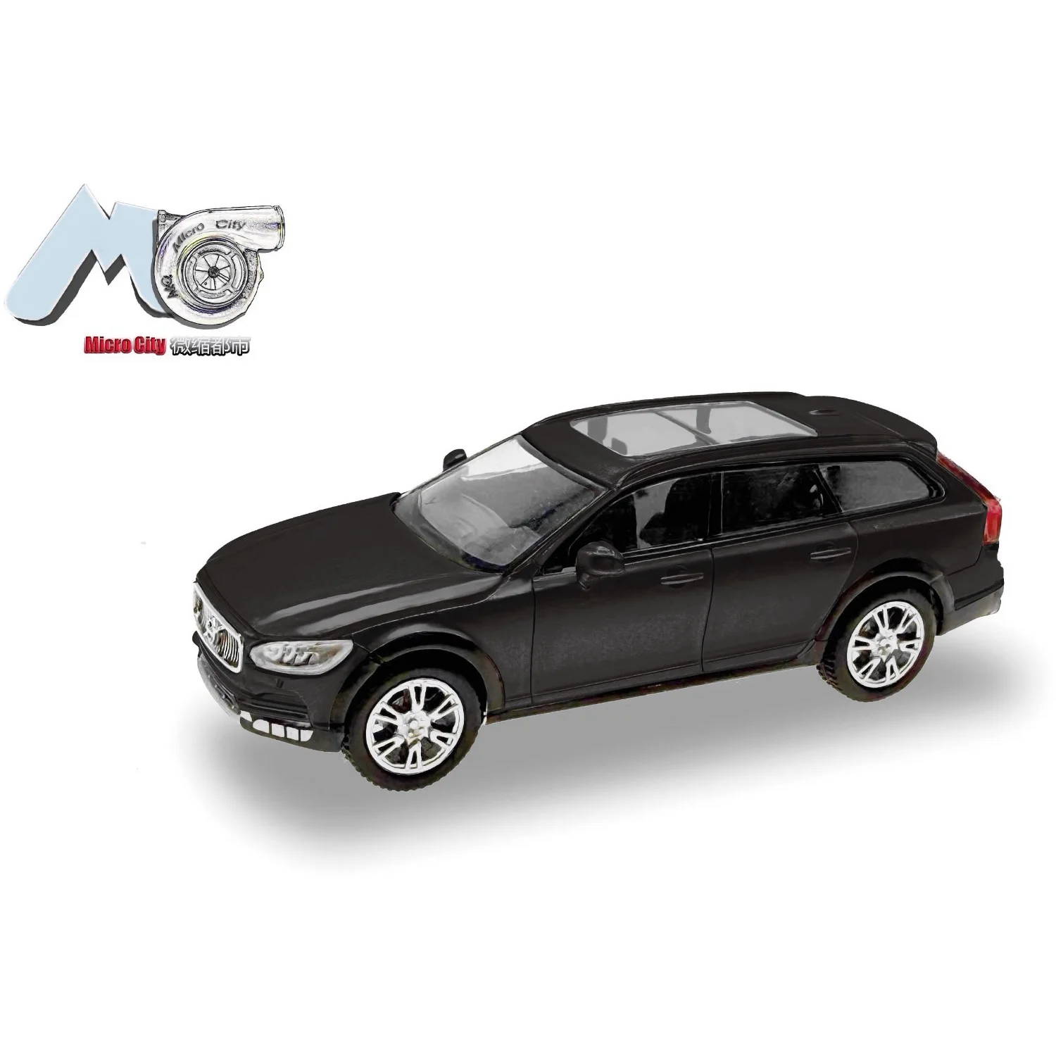 Volvo V90 - Svart - 2017 - MicroCity - 1:87