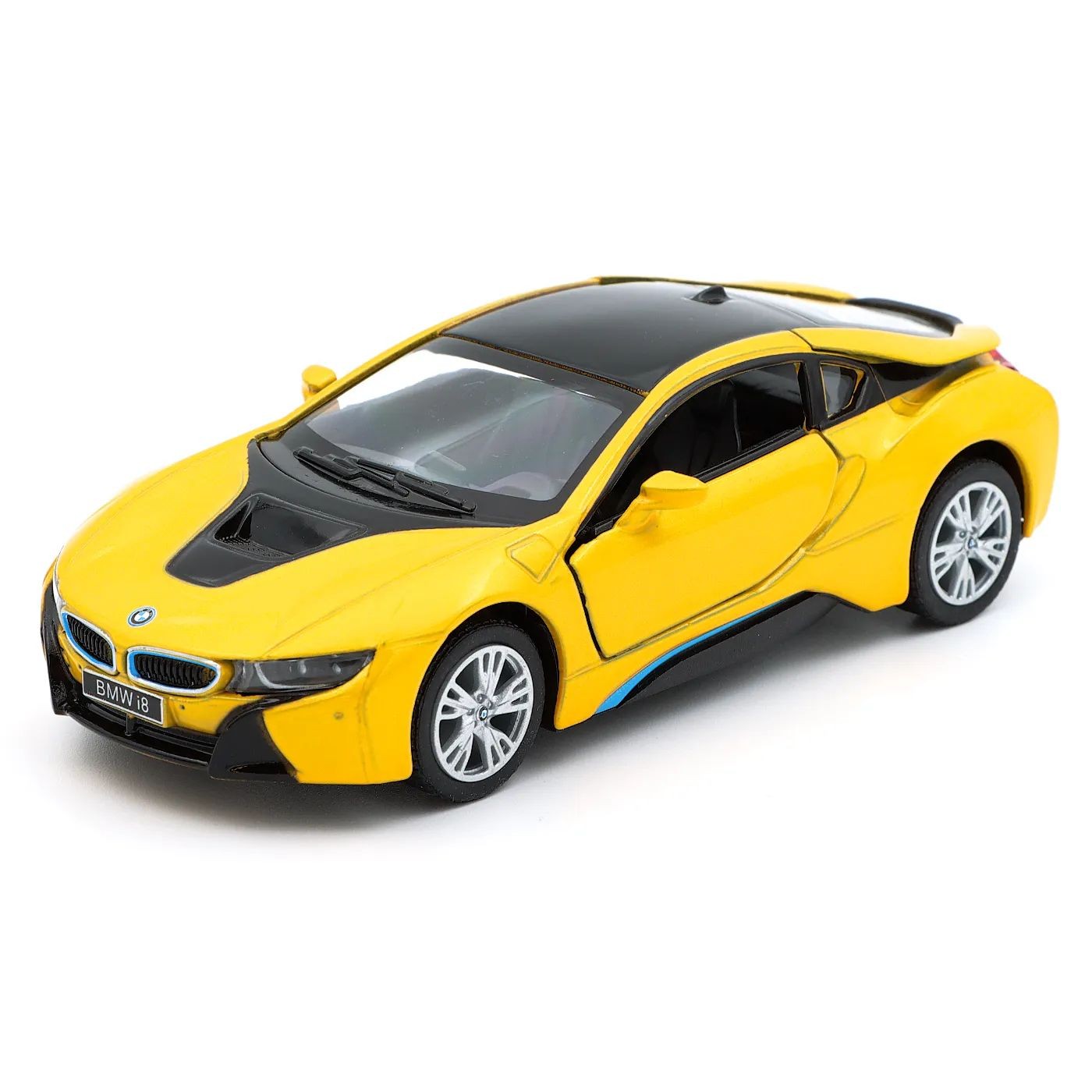 BMW i8 – 1:36 – Kinsmart – Gul