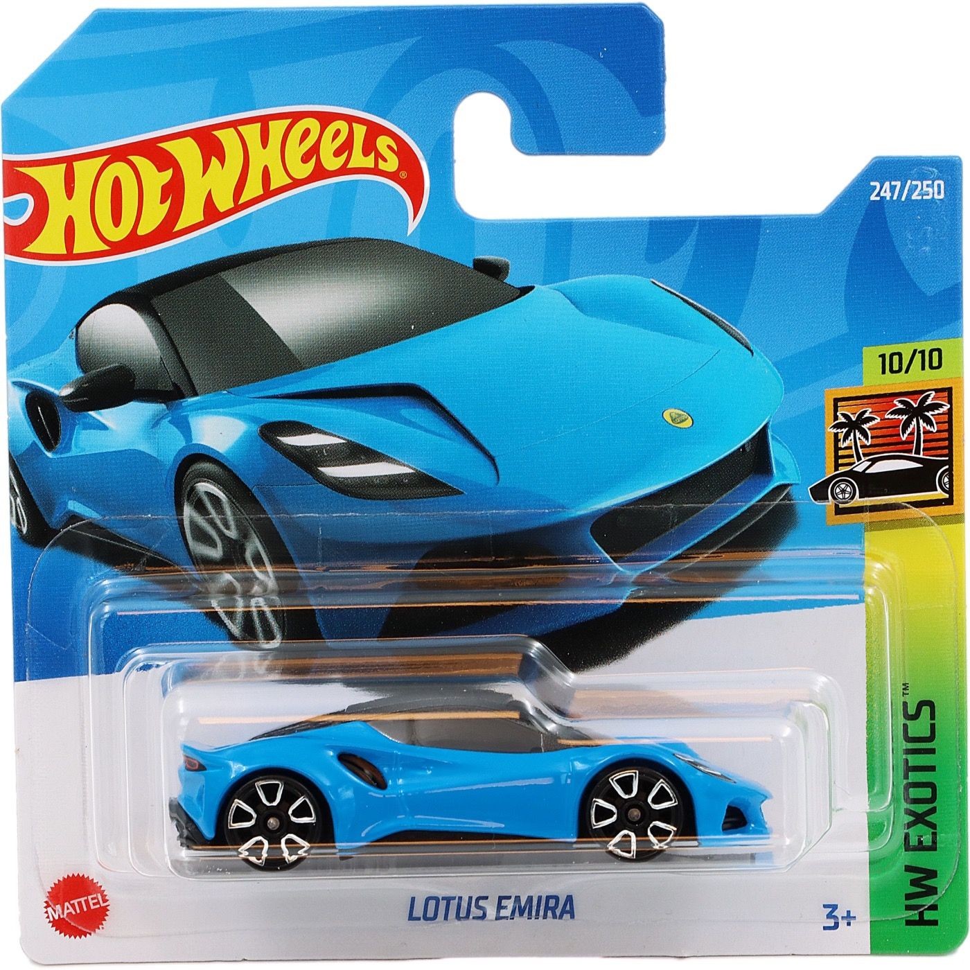 Läs mer om Lotus Emira - Blå - Hot Wheels