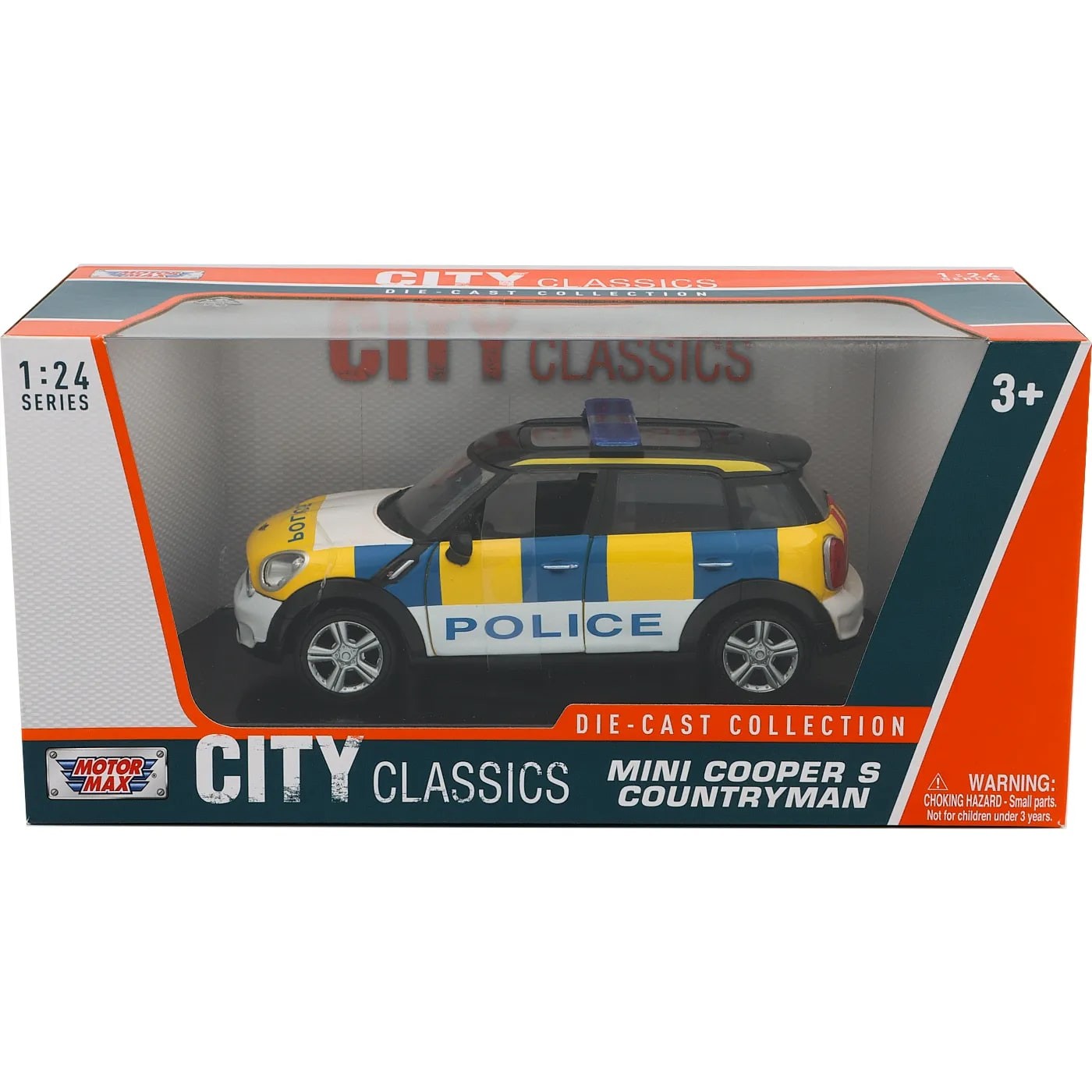 Läs mer om Mini Cooper S Countryman - Polis - Motormax - 1:24