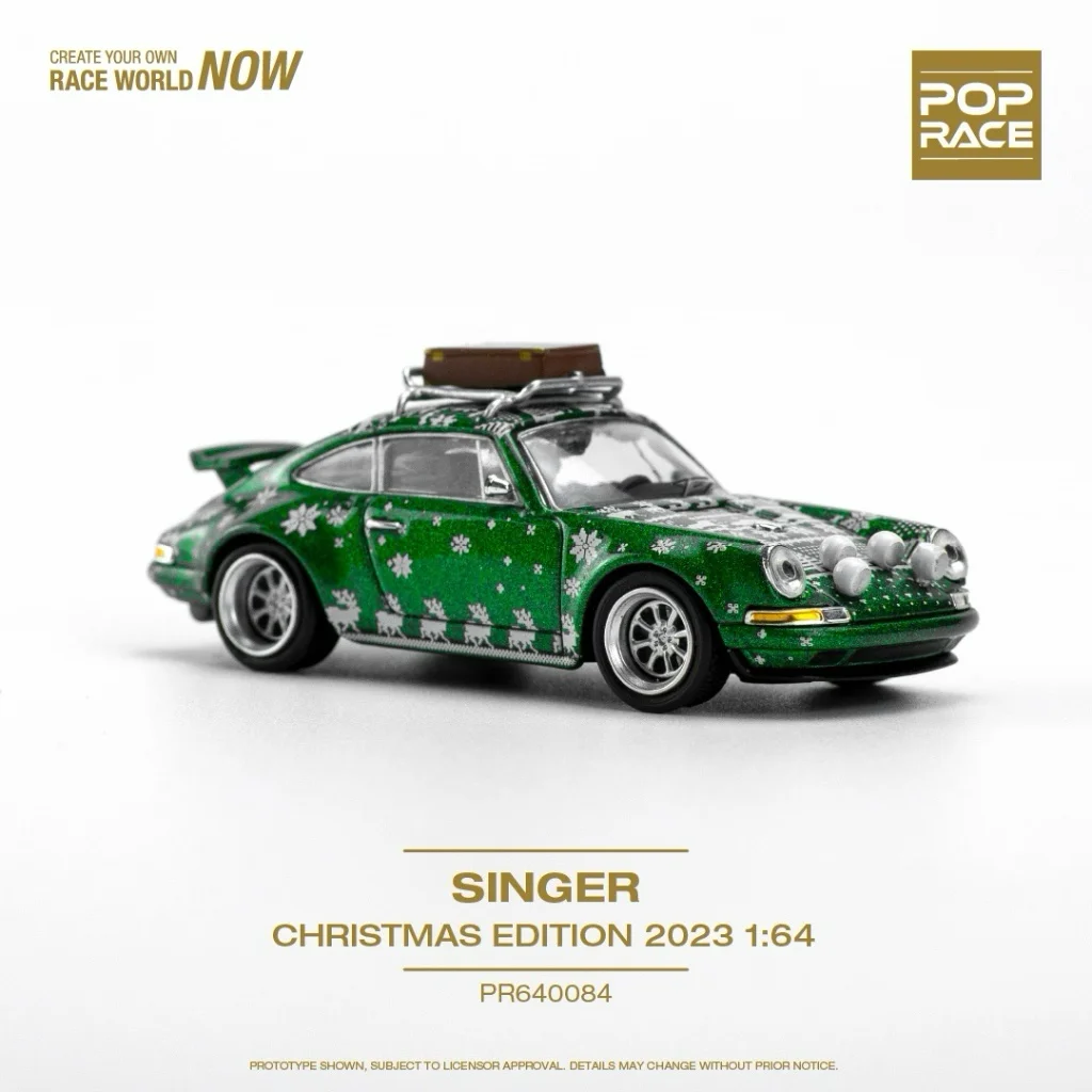Porsche 911 Carrera Singer Christmas - Pop Race - 1:64