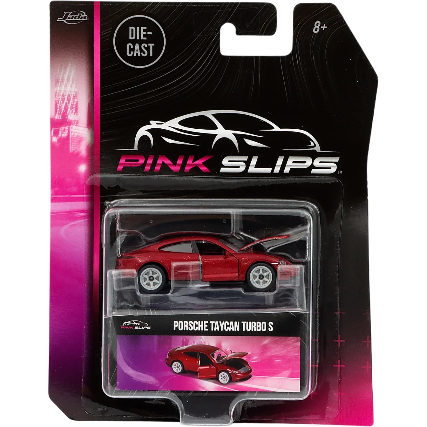 Läs mer om Porsche Taycan Turbo S - Pink Slips - Jada Toys - 7 cm