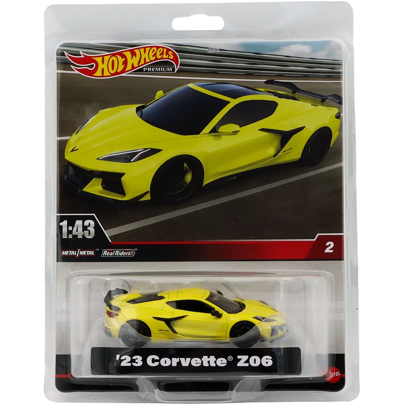 23 Corvette Z06 – Gul – Hot Wheels – 1:43