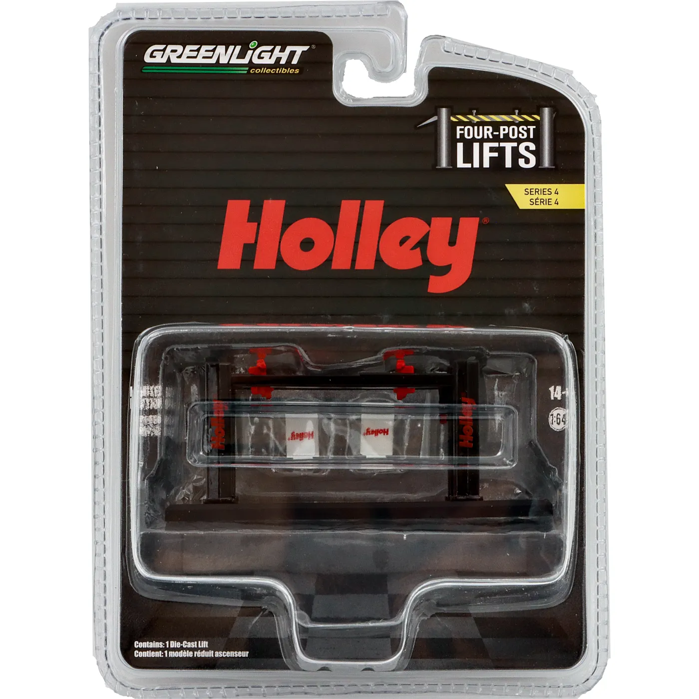 Fyrpelarlyft - Holley - GreenLight - 1:64