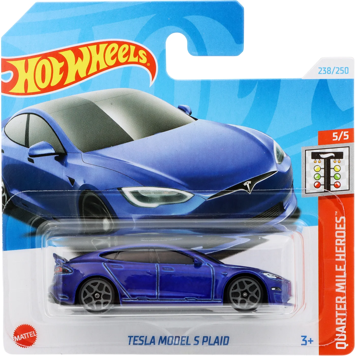 Läs mer om Tesla Model S Plaid - Quarter Mile Heroes - Hot Wheels