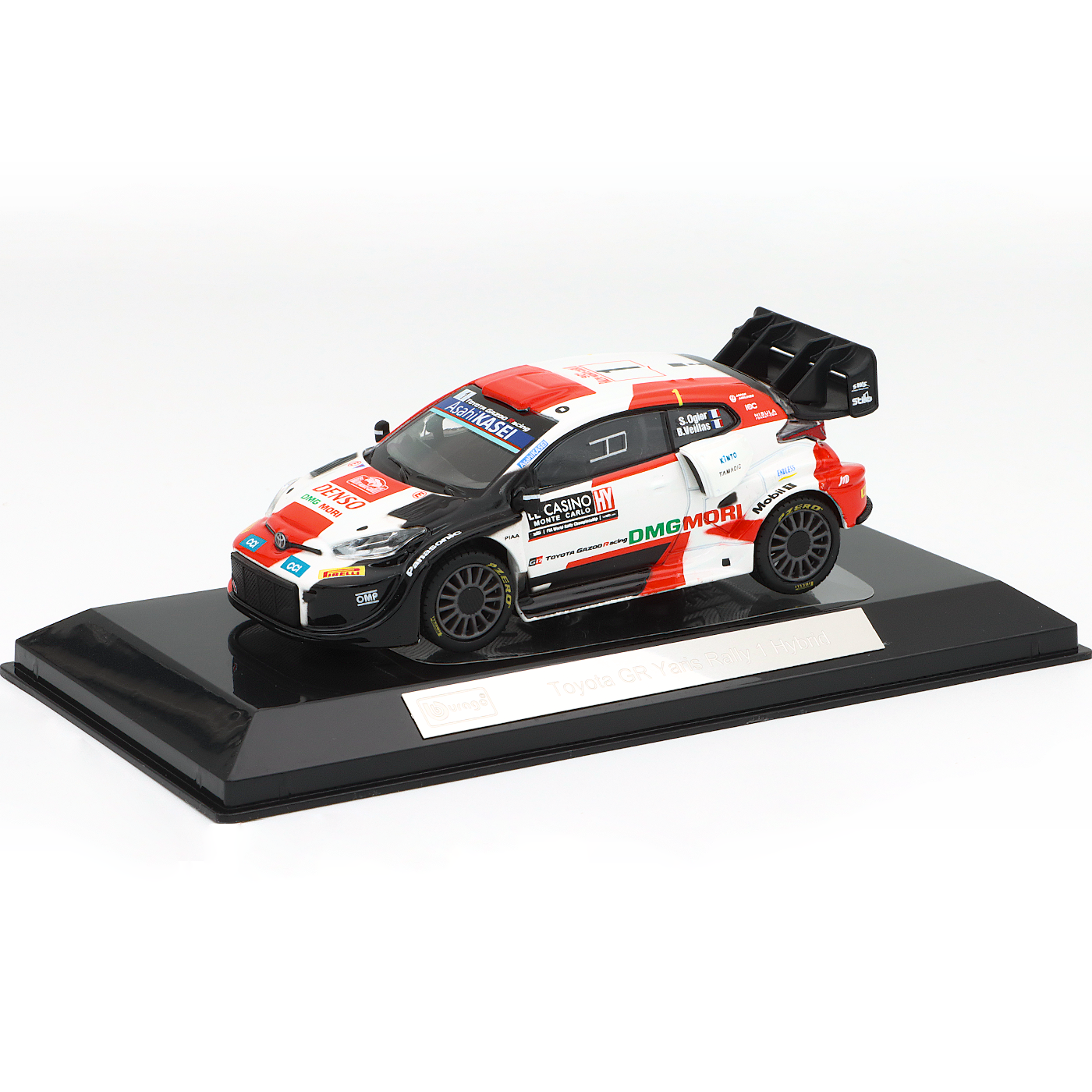 Toyota GR Yaris Rally 1 Hybrid - Ogier / Veillas - Bburago