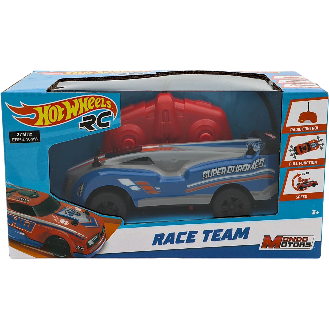 Radiostyrd bil - Race Team - Hot Wheels (Grå)