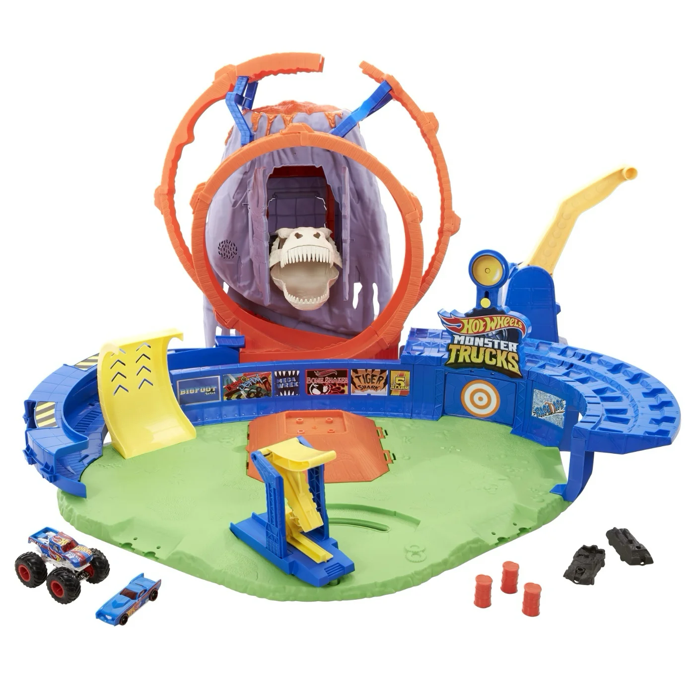 Hot Wheels Monster Truck bana - T-Rex Volcano Arena