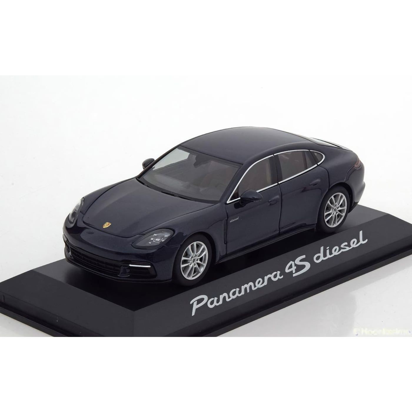 Porsche Panamera 4S Diesel – 2016 – Blå – Herpa – 1:43