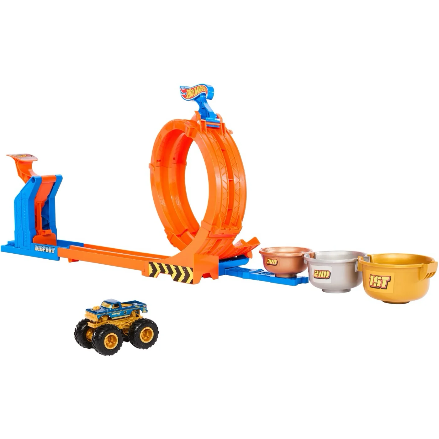 Hot Wheels bana - Loop-and-Flip Trophy Challenge - Bigfoot
