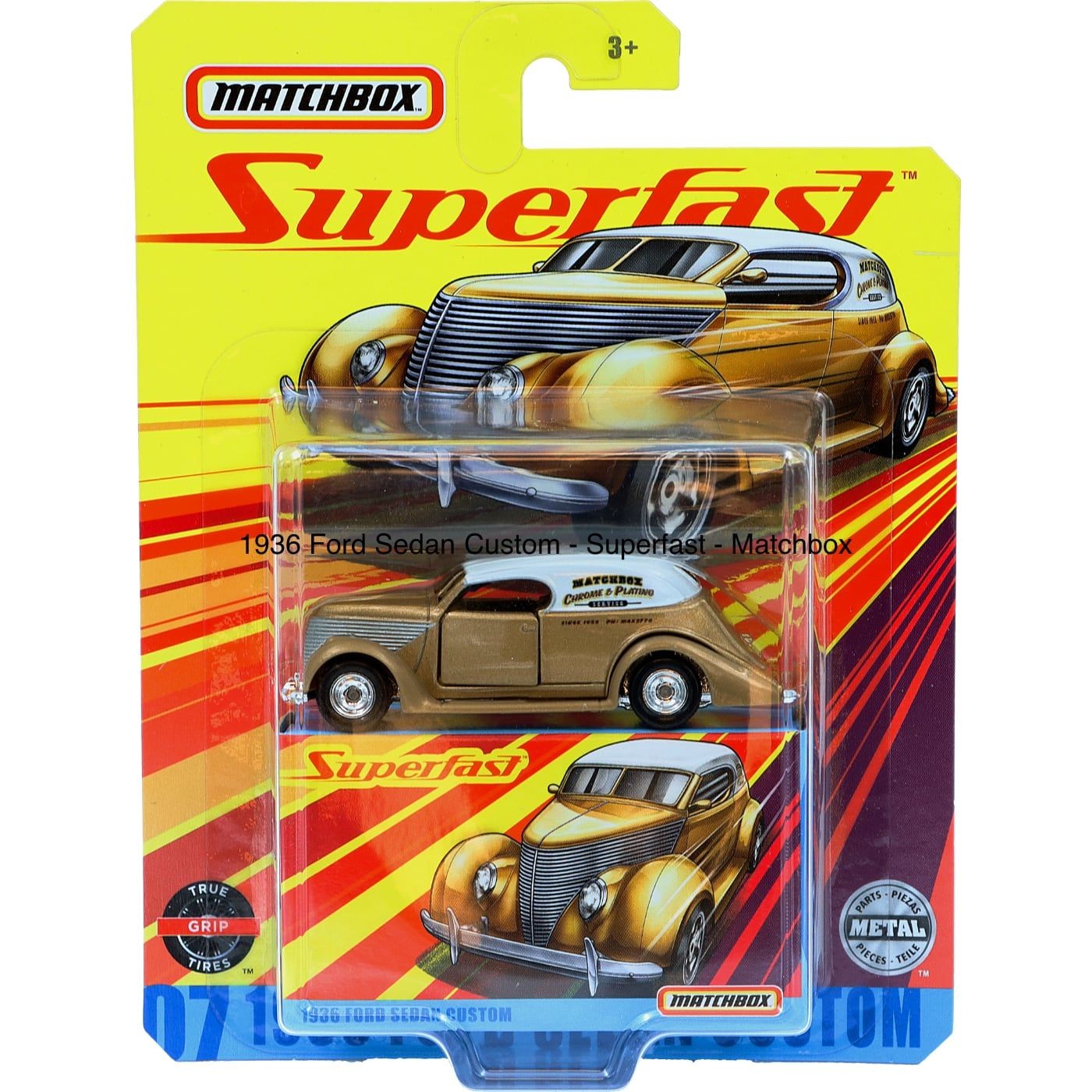 1936 Ford Sedan Custom – Superfast – Matchbox