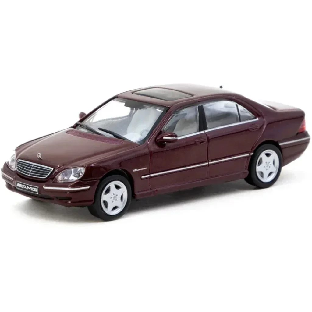 Mercedes-Benz S 55 AMG - Röd - Tarmac Works - 1:64