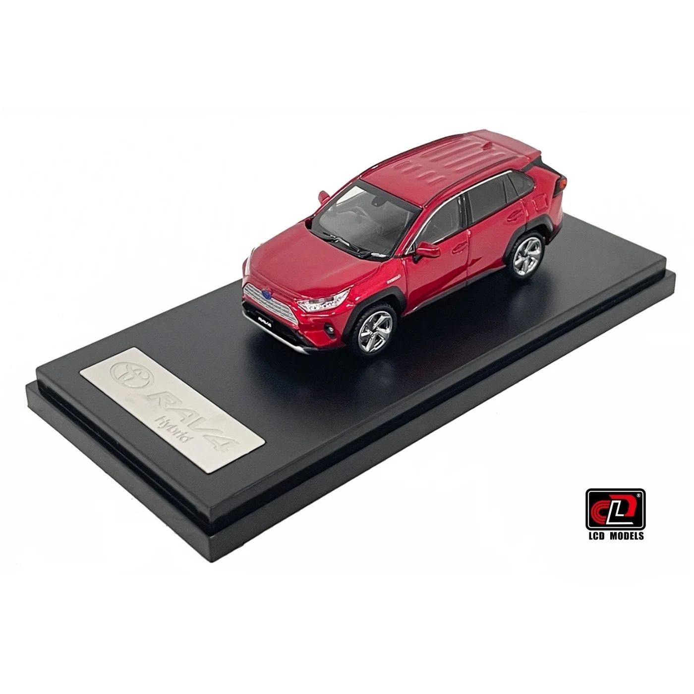 Läs mer om Toyota RAV4 Hybrid - Röd - LCD Models - 1:64