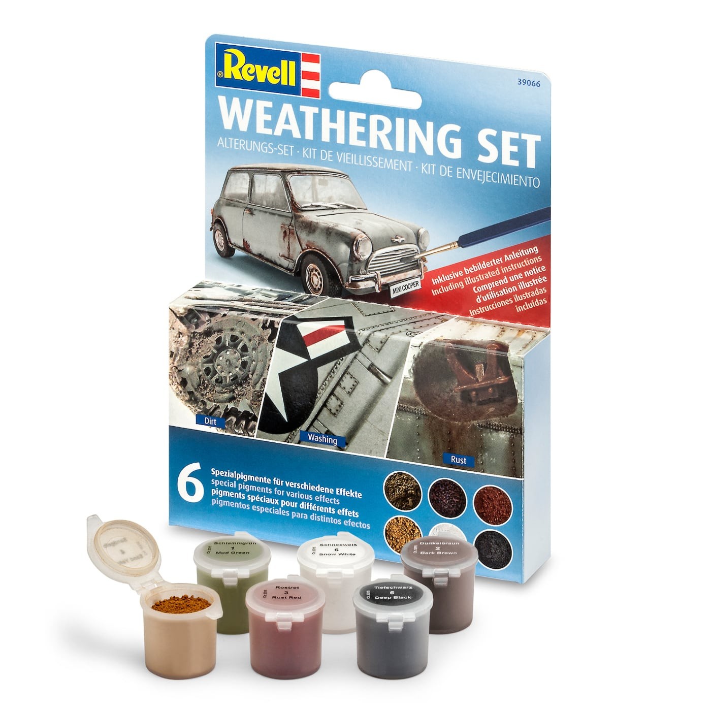 Läs mer om Weathering Set - 6 färger - 39066 - Revell