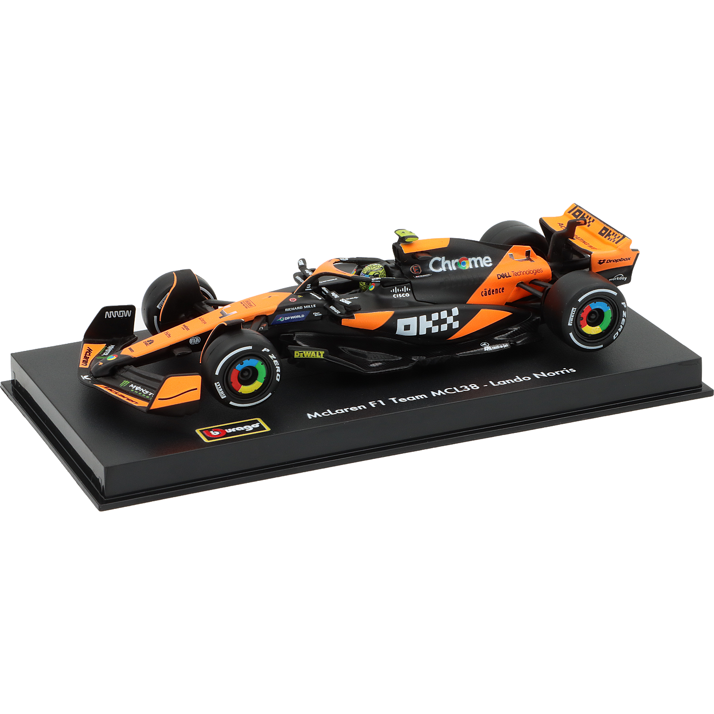 McLaren MCL38 – Miami GP 2024 Lando Norris – Bburago – 1:43