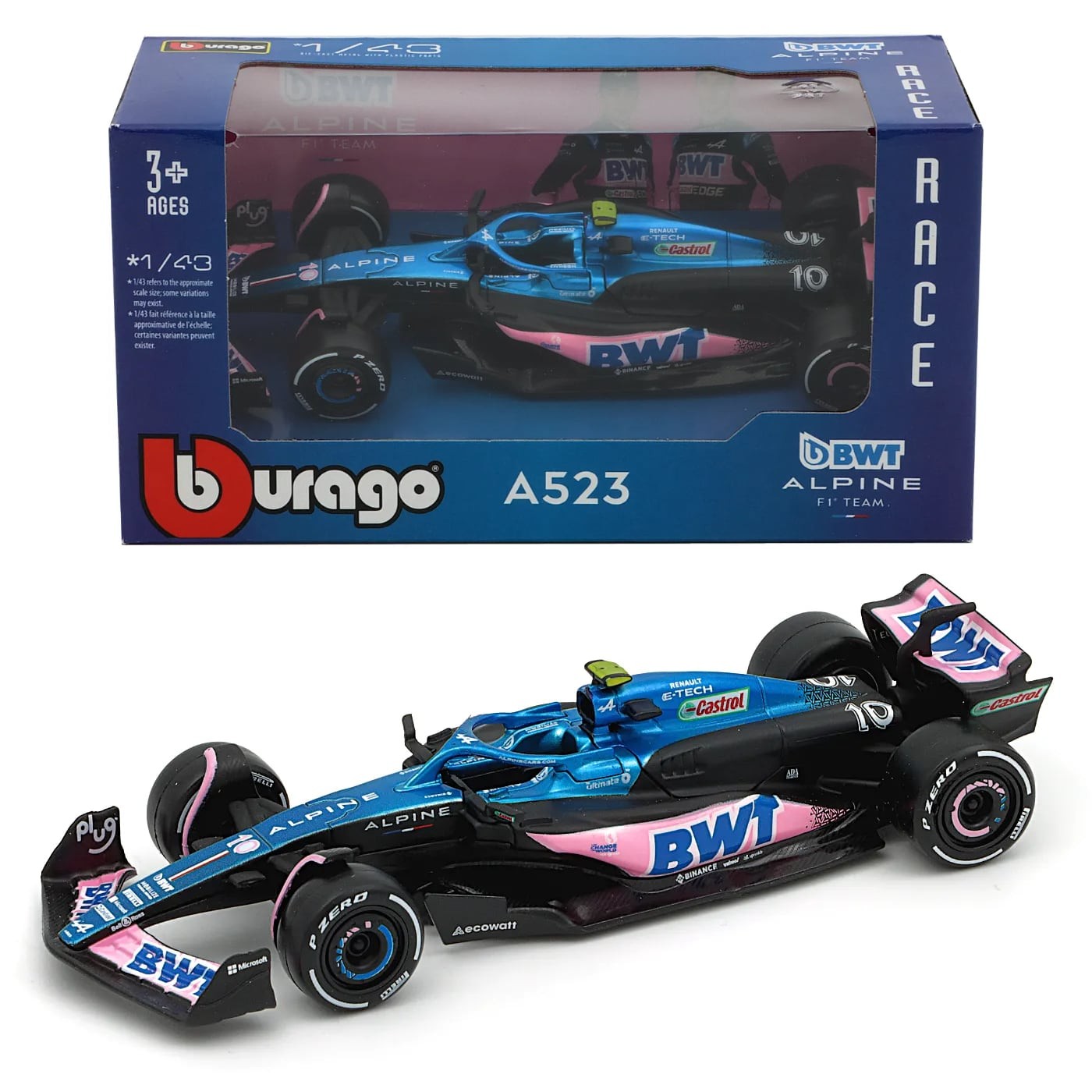 Läs mer om F1 - Alpine - A523 - #10 Pierre Gasly - Bburago - 1:43