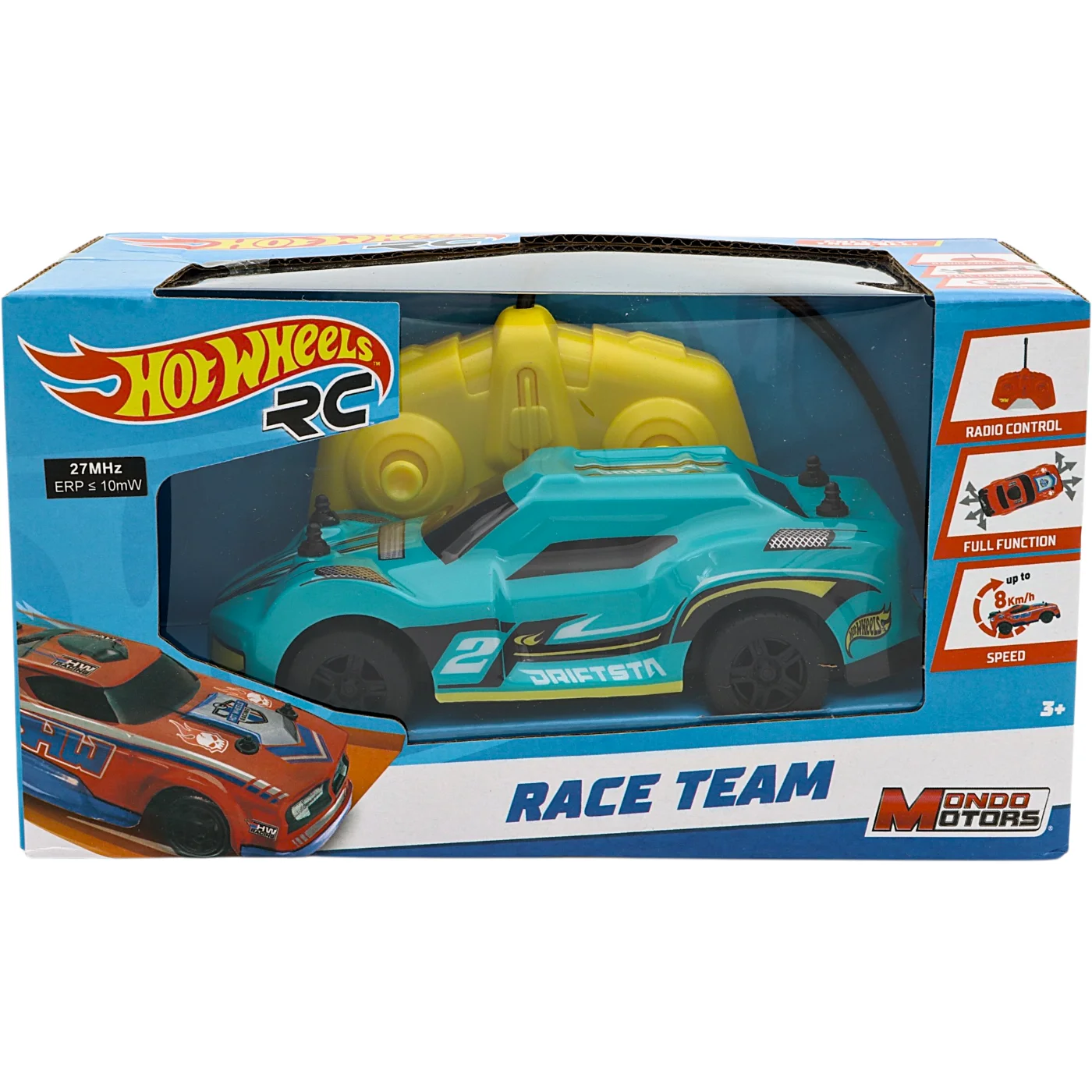 Radiostyrd bil - Race Team - Hot Wheels (Turkos)