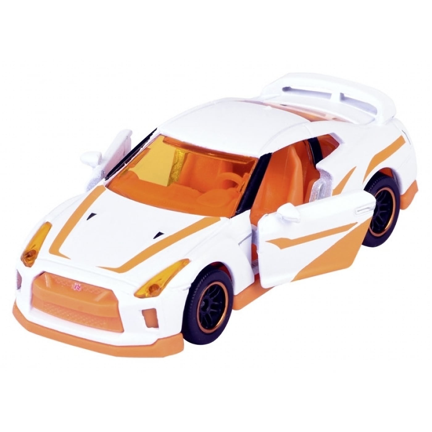 Läs mer om Nissan GT-R - Vit / Orange - Limited Edition 10 - Majorette