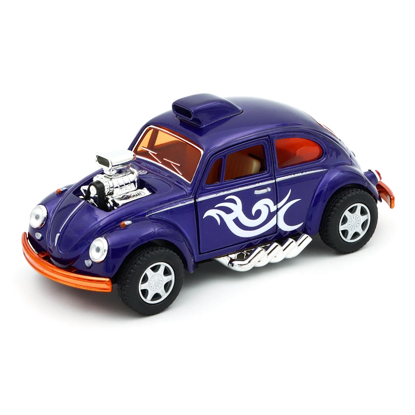 Volkswagen Beetle Custom Dragracer – Lila – Kinsmart – 1:32