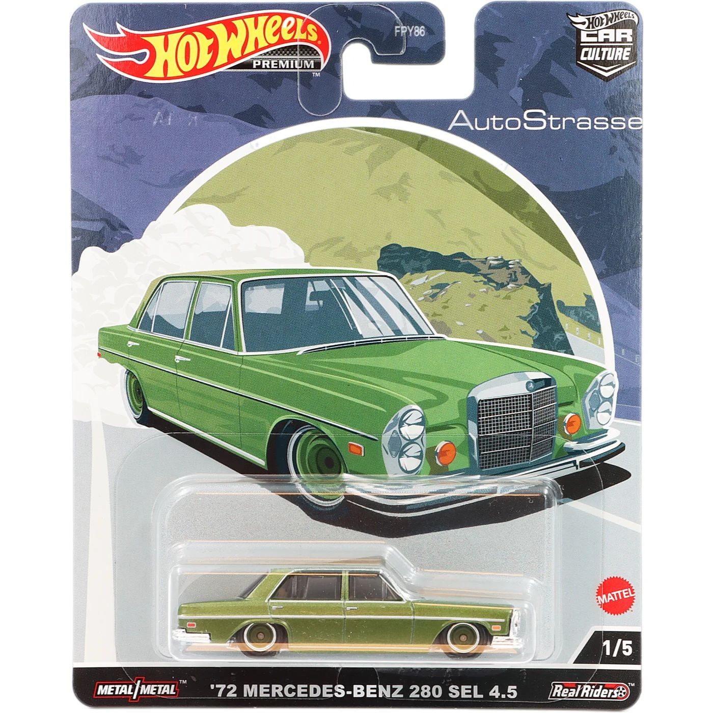 Läs mer om 72 Mercedes-Benz 280 SEL 4.5 - AutoStrasse - Hot Wheels