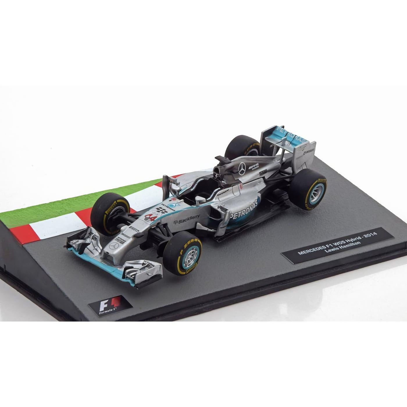 Läs mer om Mercedes F1 W05 Hybrid 2014 - Lewis Hamilton - Altaya 1:43