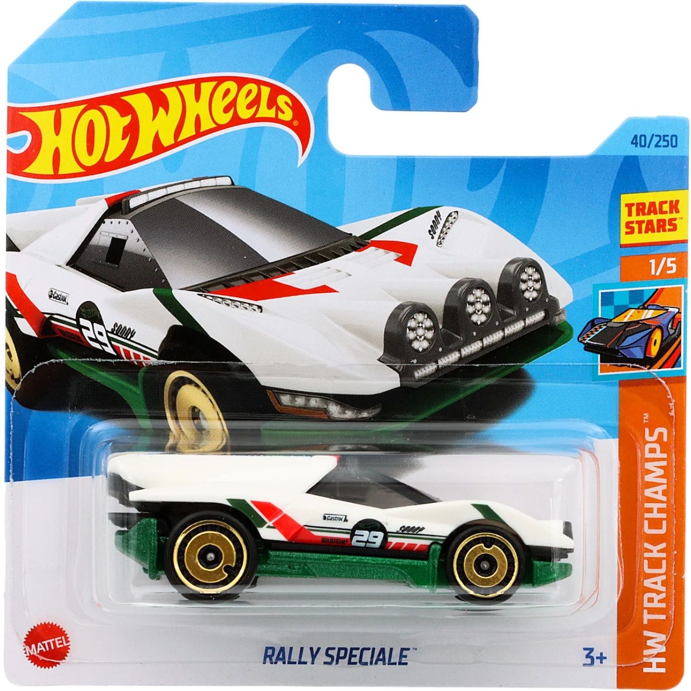 Läs mer om Rally Speciale - HW Track Champs 1/5 - Vit - Hot Wheels