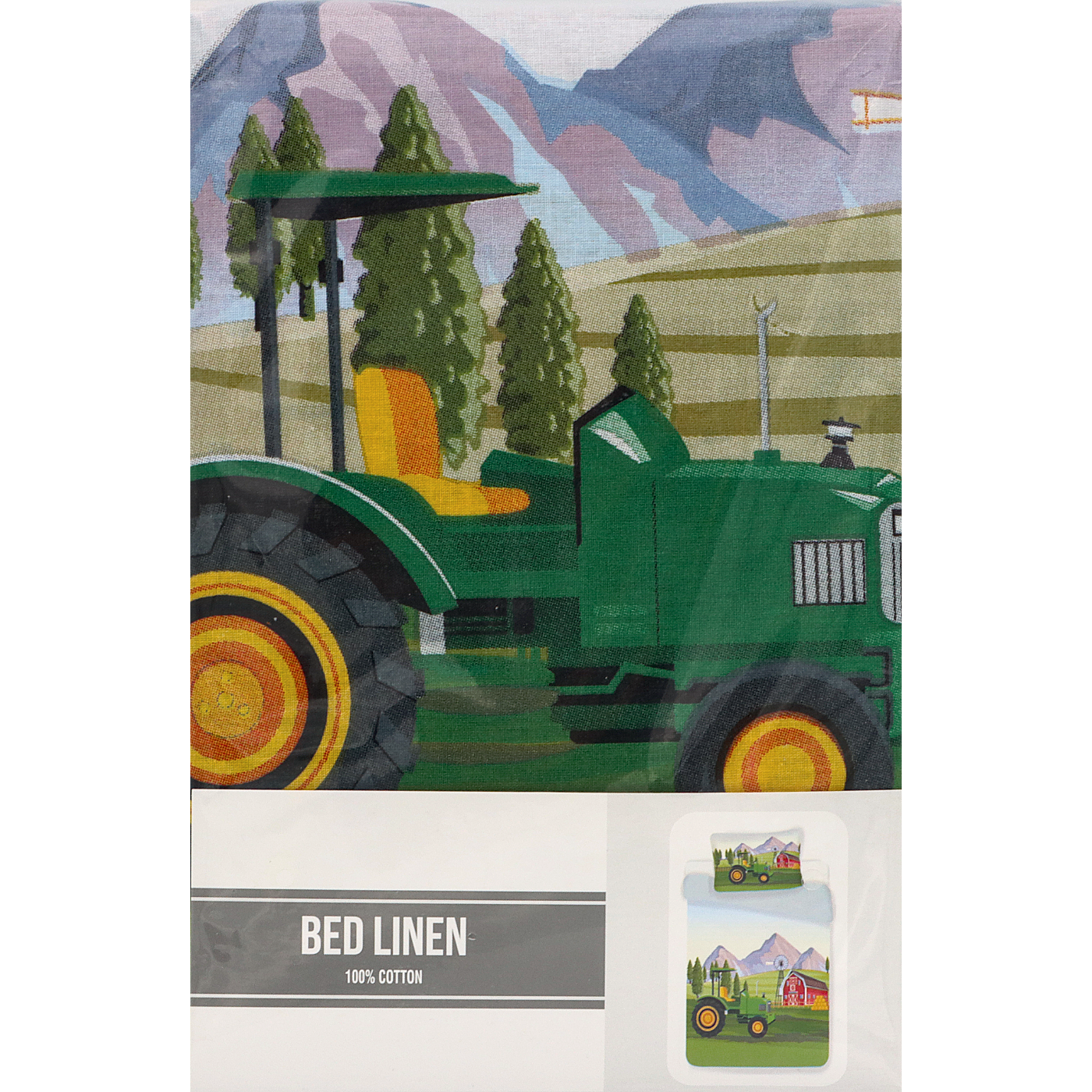 Bäddset - Traktor - 100x135/40x60 - BrandMac