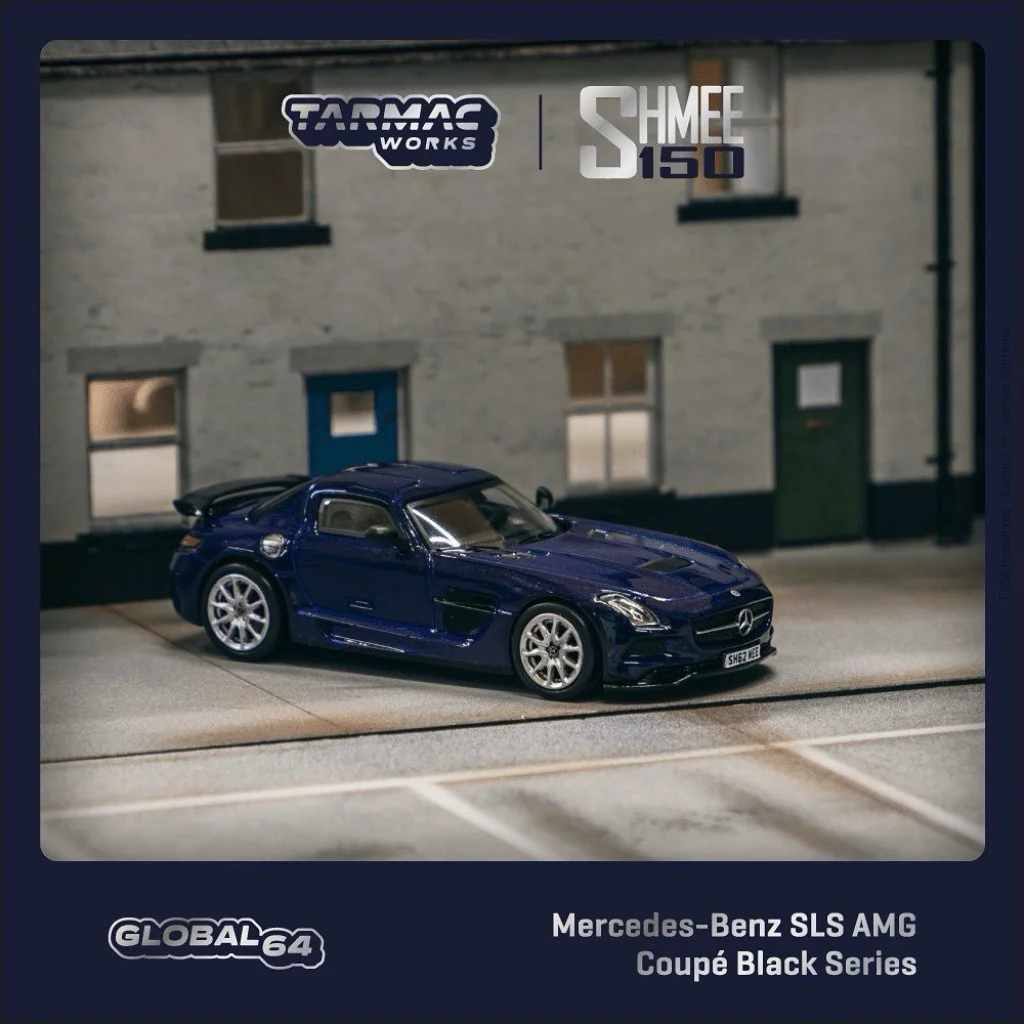 Läs mer om Mercedes-Benz SLS AMG Coupé Black Series - Tarmac - 1:64